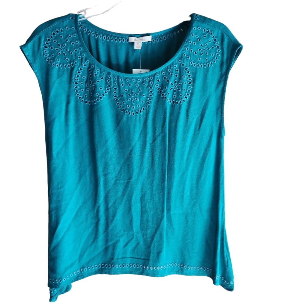 NWT ella moss Women's Beautiful Blouse Size XS D48
